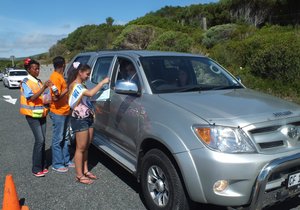 Padblokkade verras Besoekers